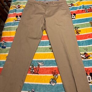 Haggar Men's Tan Chino Pants - Straight Leg 34x30